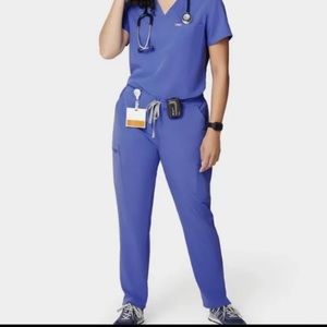 Women’s Yola Skinny Scrub Pants - Denim - S Tall